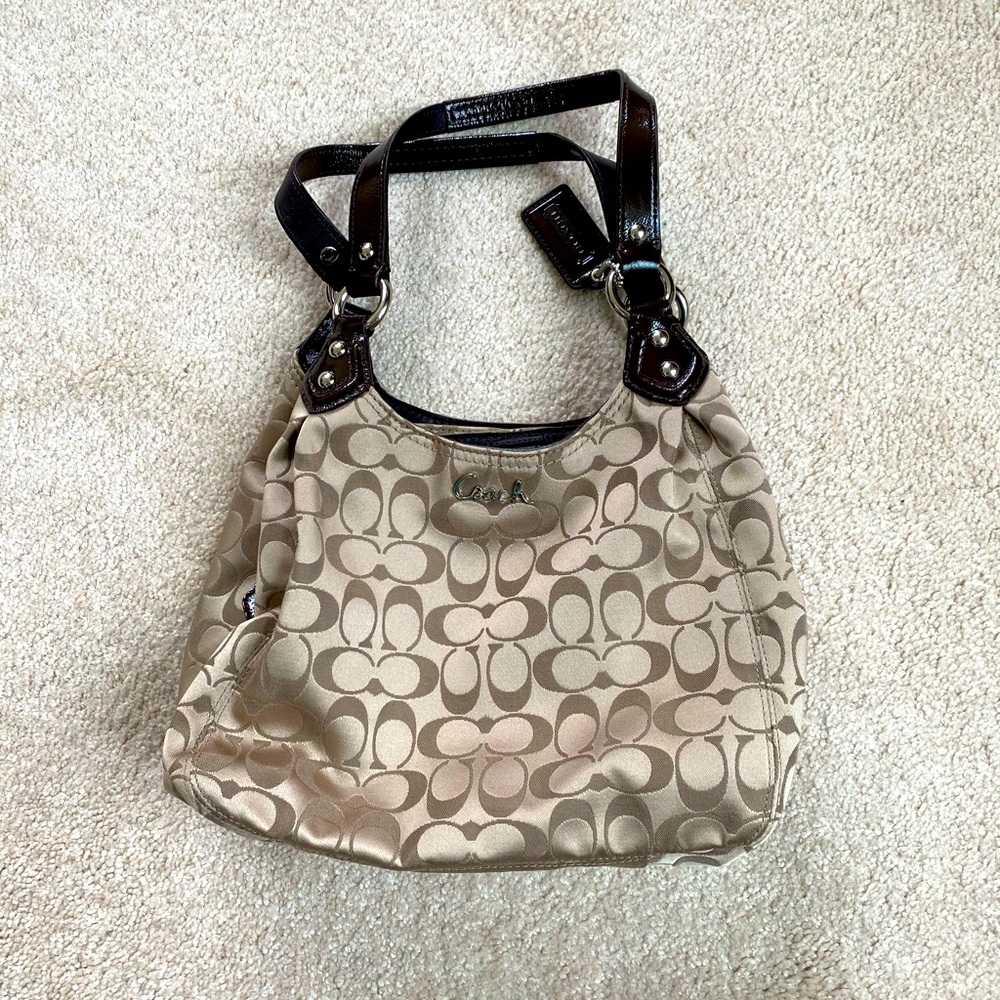 Coach signature purse